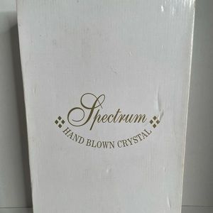 Spectrum Hand Blown Crystal Colorful Glass Cup